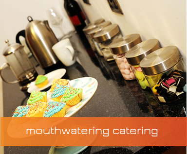 Catering at babble research & viewing facility, Solihull, Birmingham